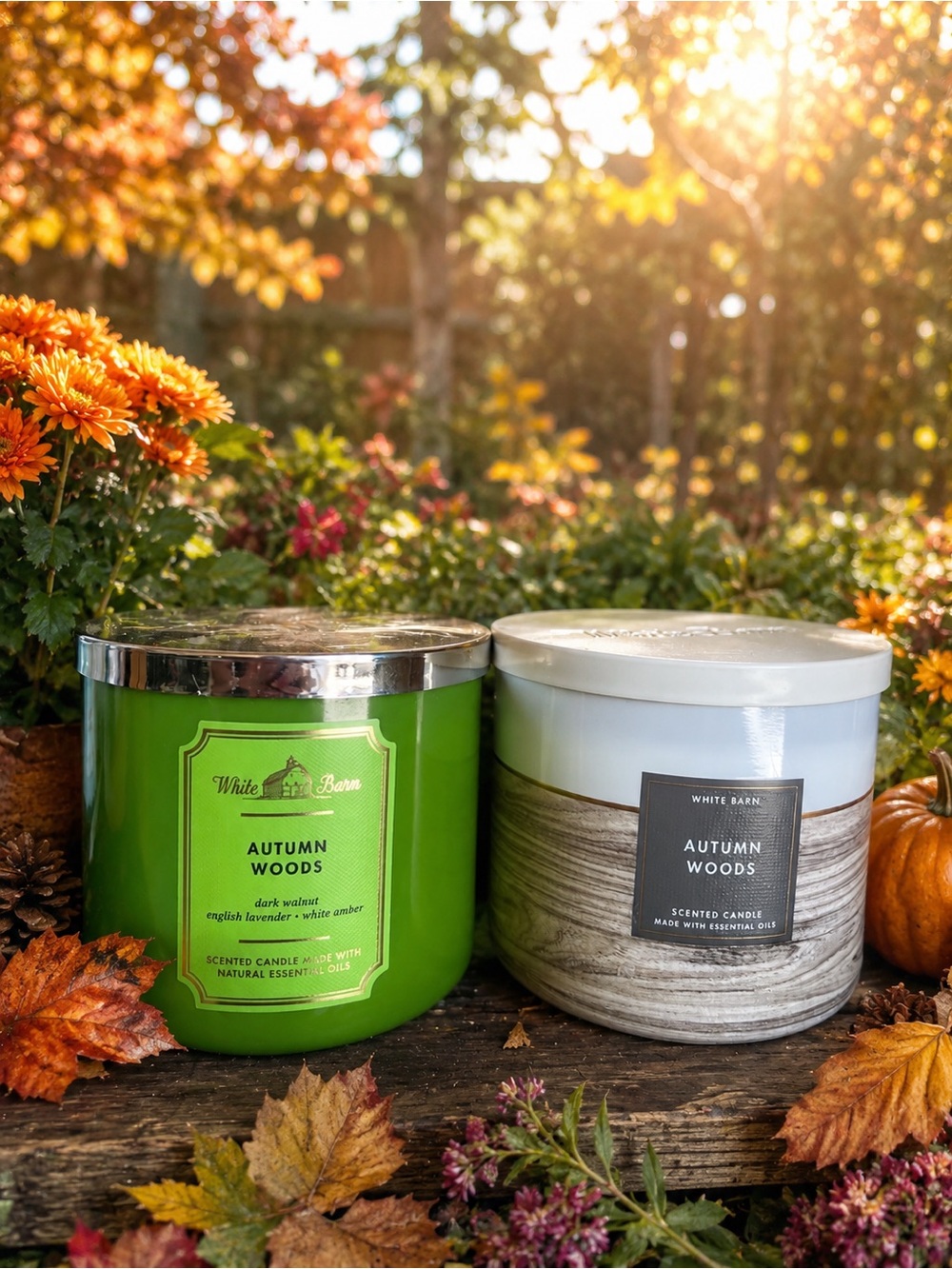 White Barn Autumn Woods Scented Candles